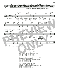 While Shepherds Watched Their Flocks von Georg Friedrich Händel (Download) 