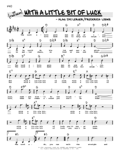 With A Little Bit Of Luck von Alan Jay Lerner (Download) 