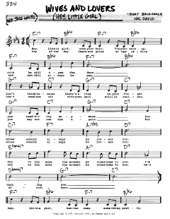 Wives And Lovers von Hal David (Download) 
