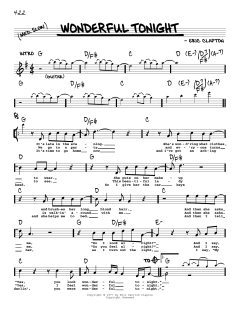 Wonderful Tonight von Eric Clapton (Download) 