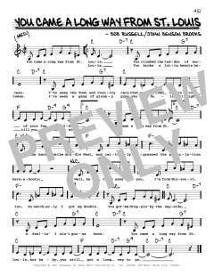 You Came A Long Way From St. Louis von Bob Russell (Download) 