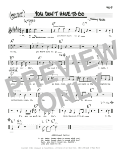 You Don't Have To Go (Download) 