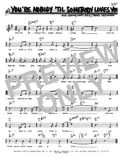 You're Nobody 'Til Somebody Loves You von Dean Martin (Download) 