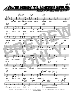 You're Nobody 'til Somebody Loves You von Dean Martin (Download) 