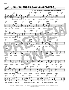 You're The Cream In My Coffee von Buddy Gard DeSylva (Download) 