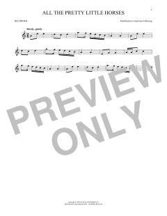 All The Pretty Little Horses (Download) 