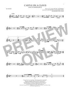 Castle On A Cloud von Alain Boublil (Download) 