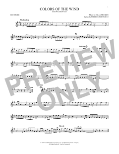 Colors Of The Wind von Vanessa Williams (Download) 