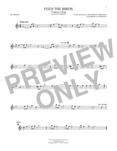 Feed The Birds von Robert Bernard Sherman (Download) 