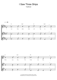 I Saw Three Ships von Traditional Carol (Download) 