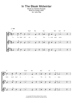 In The Bleak Midwinter von Gustav Holst (Download) 