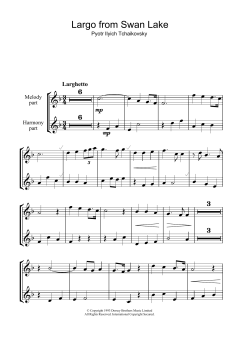 Largo and Scene from Swan Lake von Peter Iljitsch Tschaikowsky (Download) 