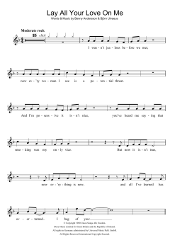 Lay All Your Love On Me von ABBA (Download) 