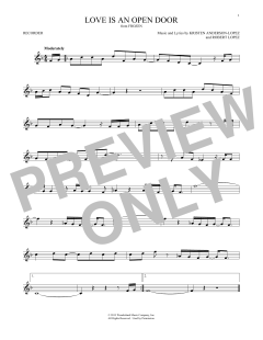 Love Is An Open Door von Robert Lopez (Download) 