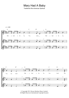 Mary Had A Baby von Traditional Carol (Download) 