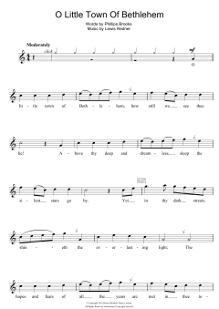 O Little Town Of Bethlehem von Traditional (Download) 