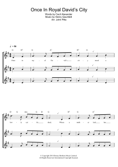 Once In Royal David's City von Traditional (Download) 