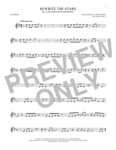 Rewrite The Stars von Benj Pasek (Download) 