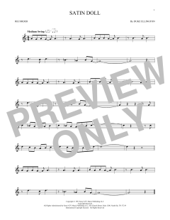 Satin Doll von Johnny Mercer (Download) 