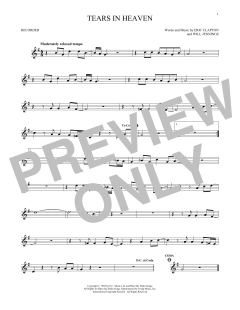 Tears In Heaven von Eric Clapton (Download) 