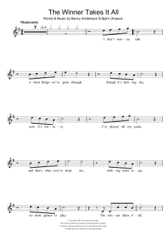 The Winner Takes It All von ABBA (Download) 