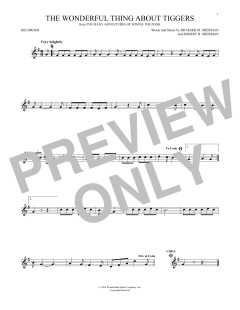 The Wonderful Thing About Tiggers von Robert Bernard Sherman (Download) 