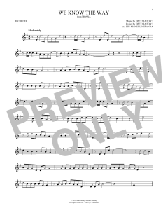 We Know The Way von Lin-Manuel Miranda (Download) 