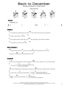 Back To December von Taylor Swift (Download) 