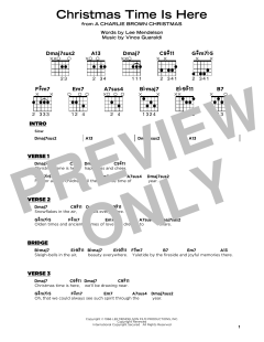 Christmas Time Is Here von Lee Mendelson (Download) 