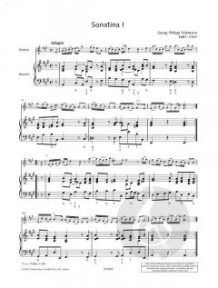 6 Sonatinen von Georg Philipp Telemann 
