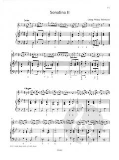 6 Sonatinen von Georg Philipp Telemann 
