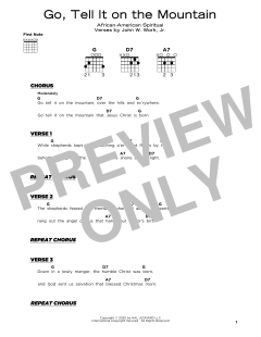 Go, Tell It On The Mountain von John W. Work Jr. (Download) 