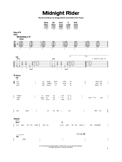 Midnight Rider von The Allman Brothers Band (Download) 