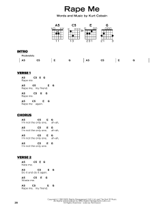 Rape Me von Nirvana (Download) 