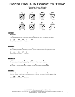 Santa Claus Is Comin' To Town von Fred Coots (Download) 