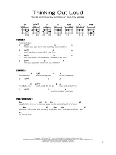 Thinking Out Loud von Ed Sheeran (Download) 