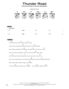 Thunder Road von Bruce Springsteen (Download) 