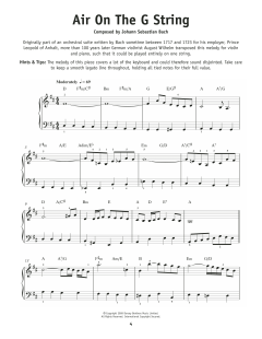 Air On The G String von Johann Sebastian Bach (Download) 