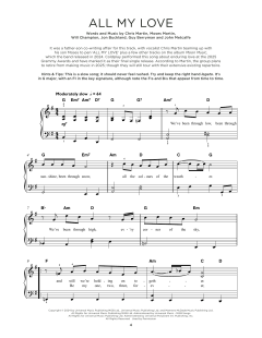 All My Love von Coldplay (Download) 