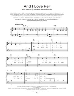 And I Love Her von The Beatles (Download) 