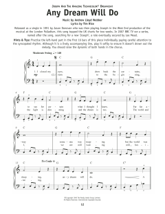 Any Dream Will Do von Andrew Lloyd Webber (Download) 