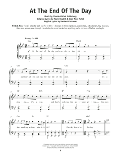 At The End Of The Day von Alain Boublil (Download) 