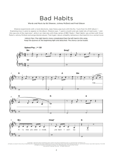 Bad Habits von Ed Sheeran (Download) 