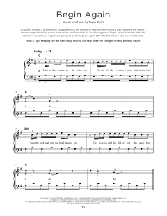 Begin Again von Taylor Swift (Download) 