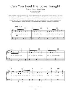 Can You Feel The Love Tonight von Elton John (Download) 