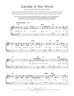 Candle In The Wind von Elton John (Download) 