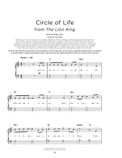 Circle Of Life von Elton John (Download) 