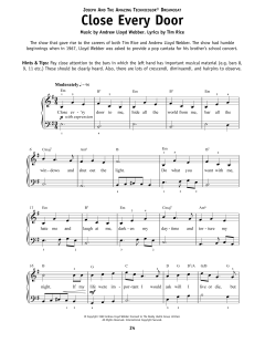 Close Every Door von Tim Rice (Download) 