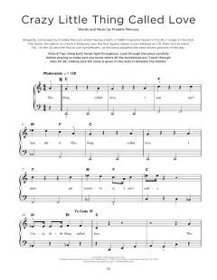 Crazy Little Thing Called Love von Queen (Download) 