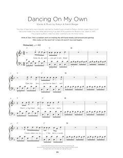 Dancing On My Own von Patrik Berger (Download) 